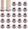 RCHYFEED 24 pezzi Coprigambe per Sedia in Silicone con Feltro, Proteggi Gambe per Mobili 14-36mm, Elastiche Protezione per Gambe Delle Sedie per Antigraffio, Feltrini per Sedie Chair Leg Protectors