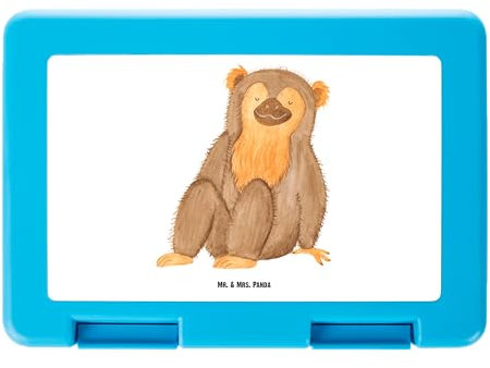 Mr. & Mrs. Panda Brotdose Affe - Geschenk, Lunch box, Butterbrotdose, Snackbox, Selbstliebe, Brotzeitbox, Afrika, Brotbox, Selbstbewusstsein,