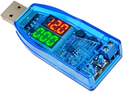 TECNOIOT 1pcs Dual LED DC-DC 5V bis 1V-24V USB Step Up Down Buck Boost Converter Netzteil