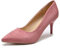 Scarpe da Donna con Tacco a Punta in Pelle Scamosciata Stiletto da Sposa Scarpe da Ufficio con Tacco Alto Sandali da Festa Décolleté a Punta