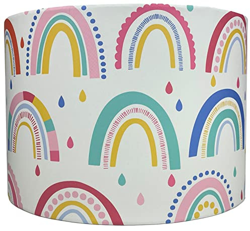 Rainbow Lampshade Ceiling Light Shade Room Decor for Girls Bedroom Nursery Table Lamp Accessories Decorations Night Lights