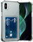 AKABEILA Case for iPhone XS Max Clear Slim Phone Case Soft TPU Wallet Case Bag Cover with Card Slot Holder Shockproof 6.5