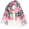 TOM TAILOR 1043008 Cosy Schal mit Karomuster, 36323-Winterly Berry Check, OneSize
