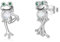 Frosch Ohrringe für Damen 925 Sterling Silber Frosch Ohrstecker Niedlicher Tierschmuck Geschenke Geburtstags Geschenke für Mädchen Freunde