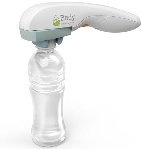 Electric Bottle Opener for Seniors - Automatic Solution for Easy Opening of Water Bottles. Ideal for Weak Hands or Those with Arthritis. Perfect for Soda, Milk, Juice. Battery Powered.