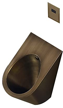 Bathroom Toilet WC Unit 304 Stainless Steelal Wall-Hung Toilet, Wall-Mounted Maleal Induction Drainage Public Toiletal Small Vertical Toilet, Suitable for Families, Hotels, Sc