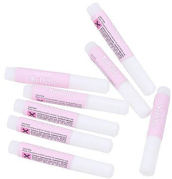 Beaupretty 50pcs Mini Beauty Nail Glue Nail Art Tool Glue for Shop Home Salon Use