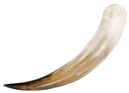 HOLIDYOYO Retro Horn Wall Vase Crafted from Ox Horn for Wall Flower Arrangements Adds Rural Charm to Home Decor for Living Hallway for Tribal-inspired Accents