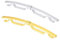 Hezhou Krawattennadel Metall Krawattenklammer Herren Kragen Pin Krawatte Clip Bar Kette Hemd Kragen Pin Anzug Brosche Revers Pin für Hemd Herren Zubehör Kostüm Kleidung (D)