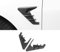 GUICKJ Thunder Fender Side Markers, Carbon Fiber Druck Seite Externe Kamera Abdeckung, Blinker Seite Kamera Dekoration Abdeckung, für Tesla Model 3/Y,Matte-2024