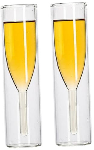 SOLUSTRE 2pezzi Flute Glass Per Compleanni e Cerimonie Accessori Per Bar e Casa Design Innovativo e