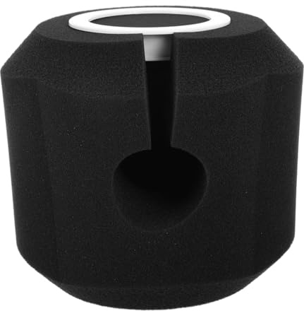 Sosoport Mikrofonabdeckung Mit Schwammmembran Akustikfilter Für Windgeräuschschutz Popfilter Geeignet Für Außen Und Innenaufnahmen Sowie Studios