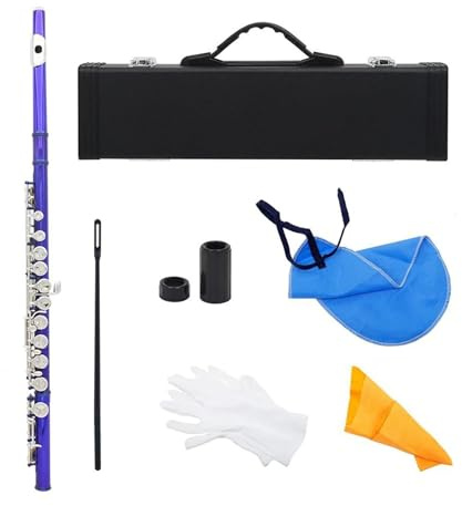 Flöte 16 geschlossene offene Löcher C Querflöte Instrument