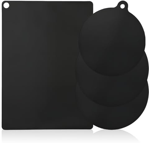 4 Stück Induktionskochfeld Schutzmatte,Induktionsschutzmatte,Herdabdeckung Induktionsfeld,Hitzebeständig bis 260°C,Hochwertiges Silikon, Wärmeleitend und Multifunktional