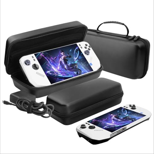 Hzycwgone Custodia per Lenovo Legion Go S/Legion Go/MSI Claw 8 AI+/MSI Claw 8 AI+ Polar Tempest,Viaggio Borsa Cover di Trasporto Rigida con Stand & Tasca Rete per 8 Console Gaming Handheld Portatile