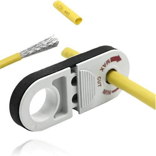 Cable Stripper Tool, Adjustable Wire Stripping Tool for Copper Cable, Cable Stripper for Wire Diameter 0.3-1.28cm, Manual Wire Stripping Tool