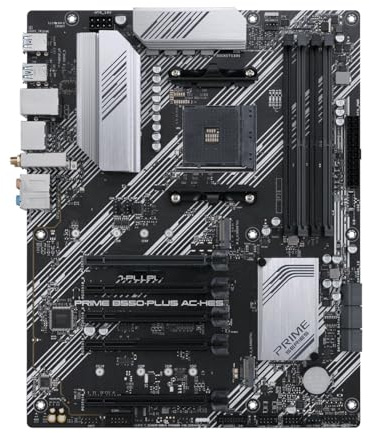 Scheda madre Scheda madre Fit For ASUS PRIME B550-PLUS AC-HES AM4 Socket ATX Supporta CPU Ryzen 5 5600 R7 5700X3D Dual M.2 WIFI HDMI PCIe 4.0