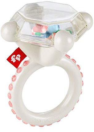 Fisher-Price GJD35 - Fisher-Price Rock ‘n Rattle Teether Ring, babyskallra och bitleksak