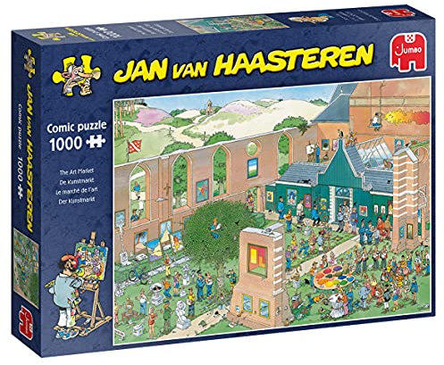 Jumbo, Jan Van Haasteren - Art Market - 1000 piece, Jigsaw Puzzles for Adults, 1,000 piece