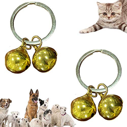 GAbraden 2 Extra Loud Cat & Dog Bells | Pet Tracker | Save Birds & Wildlife