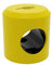 Hiplok ANKR Mini - Yellow. Compact Bike Wall & Ground Anchor for Bicycles & Scooters. Premium Steel, Easy-Fit, Fixings inc. 50mm x 50mm (25mm Internal)