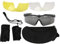 Dauerhaft Les Yeux Militaires protègent Les Lunettes Tactiques de Fabrication exquise, Protection des Yeux de tir(Black)