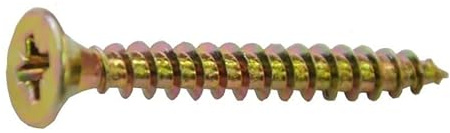 Vis à bois et agglo 5 x 30 mm tête fraisée POZIDRIV (boîte de 500)