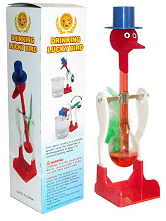 Ysoom Trinkvogel Schluckspecht Wippvogel Pickvogel Glaskolbenente Retro Kinder Geschenk