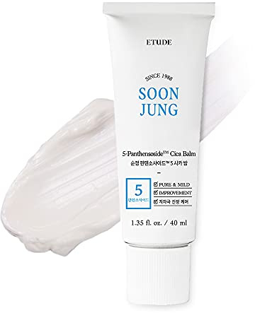 Etude House SoonJung 5-Panthensoside Cica Balsam 1,4 fl. Unze. oz. (40 ml) (21 n. Chr.); Hypoallergener, hautentspannender und beruhigender milder Balsam für empfindliche Haut, Panthenol