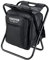 Stagecaptain CS-3640 BK Coolstool Kühltaschenhocker - Kühltasche mit Rucksack - Klapphocker für Camping - Campingstuhl mit 2 Außentaschen - Sitzhocker Ideal für Picknick oder Angeln - Schwarz