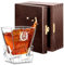 Maverton Verre à Whisky avec Gravure - Cadeau Homme - Cadeau personnalisé pour homme - Verre a Whisky Élégant pour Lui - au Design Unique - Ornement