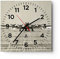 Modern Wanduhr Flugzeug alt Bomber 40x40cm Quadrat Groß Wand Uhr Glas Analog Zimmeruhren Küche Büro Wohnzimmer Glasuhr Wall Clock Dekoration Design Wanddekoration Küchenuhr C4AC40x40-4184
