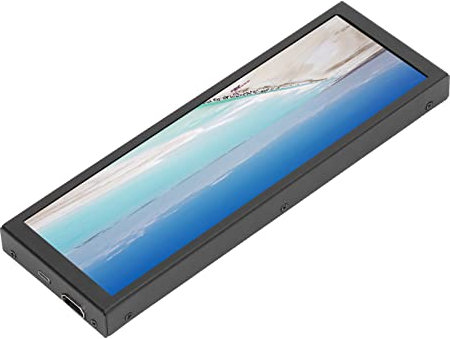 Stretched Bar LCD Display PC Case Under Screen Open Face 60Hz DC 5V Computer 3A Capacitive Touchscreen