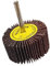 Lot de ponceuses à lamelles 40 mm x 30 mm 6 mm avec manche pour perceuses ponceuses à lamelles Grain 40-120 au choix pour métal et bois (10, P80)