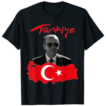 Recep Tayyip Erdogan Türkiye Flagge T-Shirt