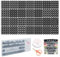 FZIIVQU 1450 Pieces Letter Beads Kit, 4x7 mm Black Acrylic Alphabet Beads Letter Beads For Jewelry Making Number Beads Heart Beads Friendship Bracelet Beads Making