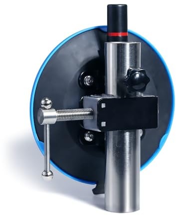 YCXX-HOME Robuster Vakuum-Saugnapf-Halter mit verstellbarem Stahlrohr, Fahrzeug-Fahnenmast-Saugnapf, Auto-Fahnenmasthalterung für Auto, LKW, Boot und Fahrzeug