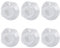 Insertos de brida de silicona líquida para Medela/Spectra/escudos de 24 mm, reducen el túnel a 13 mm, 2 unidades, compatible con extractor de leche portátil (21 mm)