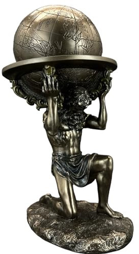 57 SPECIAL REPLICAS Skulptur Deko Mythologie Atlas Figur Deko Bronzefigur als Geschenk für Wohnzimmerdekoration Figuren Deko