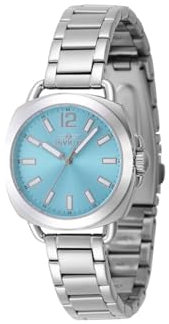 Invicta Wildflower 47325 Montre Femme - Entanche - Analogique - Mouvement à Quartz - Acier Inoxydable avec Cadran Bleu - 32mm