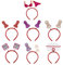 Pnuokn Lot de 7 bandeaux pour enterrement de vie de jeune fille - Accessoires de fête coquins - Accessoires de fête - Fournitures de fête pour femmes et adultes - Ensemble amusant