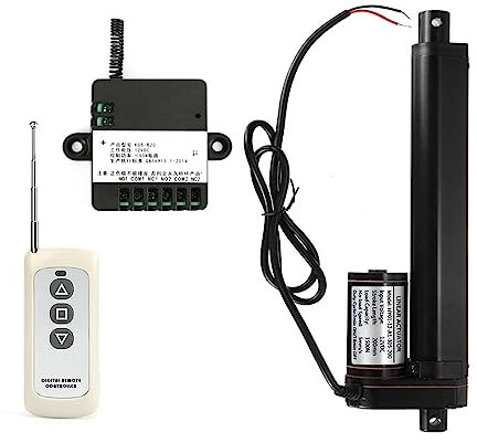 Attuatore lineare, Attuatore lineare 24V con telecomando Motore elettrico a corrente continua Metal Gear Electr Lineare 50mm 100mm 150mm 200mm 250mm Corsa utilizzato nell'energia elettrica, nell'indus