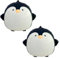 Luftballons Pinguine 2 Stück Mattes Pinguine Ballons Kindergeburtstag Geburtstag Dekoration für Jungen Mädchen Geburtstagsdeko Tierische Eis-Party Dekoration