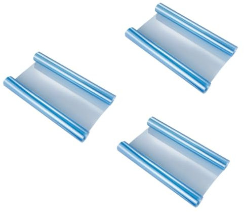 iplusmile 3stücke Auto Dekorationsaufkleber Für Scheinwerfer Und Rücklichttönung Leicht Blauer Vinyl-Film Hitze Und Wasserbeständig Schützt Vor Kratzern Und Alterung Einfache Anwendung