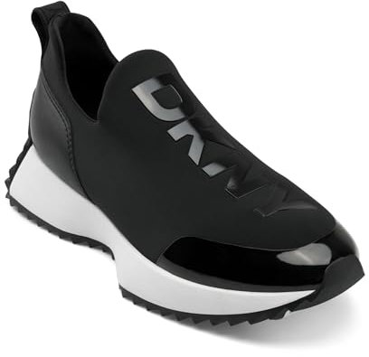 DKNY Damen NALLEN-Slip ON SNE Sneakers, Black, 38.5 EU