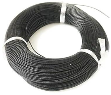 BADIKA Fils et câbles UL (PVC) Fil tressé en Silicone Haute température 22 AWG, Fiber de Verre, Caoutchouc de Silicium, câble en cuivre Souple Ignifuge