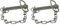 Universel - Axe Attelage Adaptable - Axe Goupille pour Attelage Tracteur/Tracteur Tondeuse/Charrue/Remorque - Longueur 100 mm / Ø19 mm (Lot de 2)