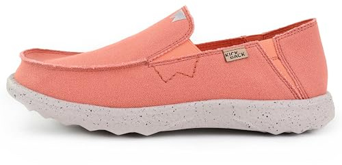 Kickback Couch 2.0 Mocassins Slip‑on en Toile pour Homme – Chaussures Décontractées pour l’Été, la Plage et Les Voyages avec Semelle Antidérapante et Confort Toute la Journée
