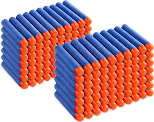 ZWOOS Darts Pfeile für Nerf 7,2 cm 400 StückRefill Darts Nachfüll Bullets Schaumstoff Darts s für Nerf N-Strike Elite Series Blasters Spielzeugpistole