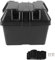 Nurnesy Heavy Duty Marine Battery Box for 12V Batteries - Includes Straps & Hardware - Ideal for RVs, Boats and Travel Trailers